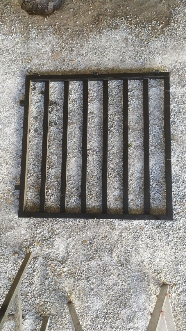 Reja de hierro pintada