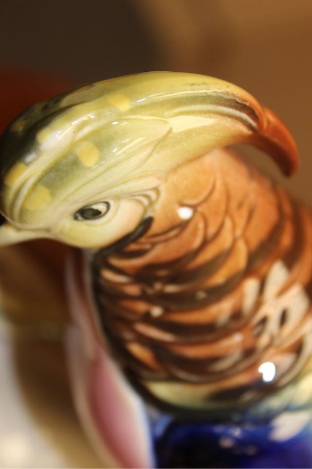 Un par de faisanes de porcelana   Katzhütte