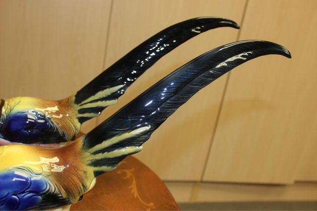 Un par de faisanes de porcelana   Katzhütte