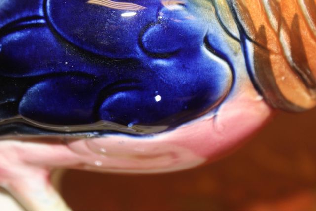 Un par de faisanes de porcelana   Katzhütte