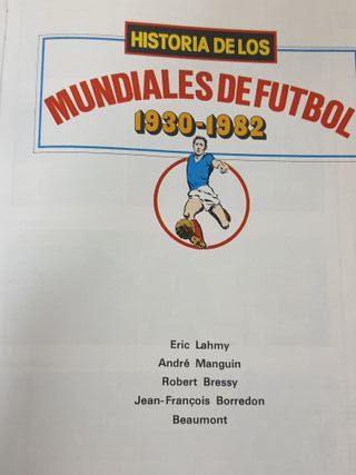 Libro Historia de los mundiales de futbol 1930 198