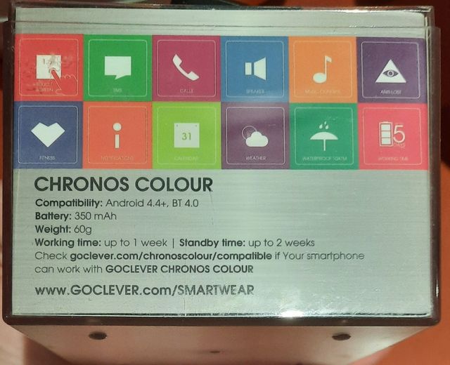 Smartwatch Goclever Chronos Colour