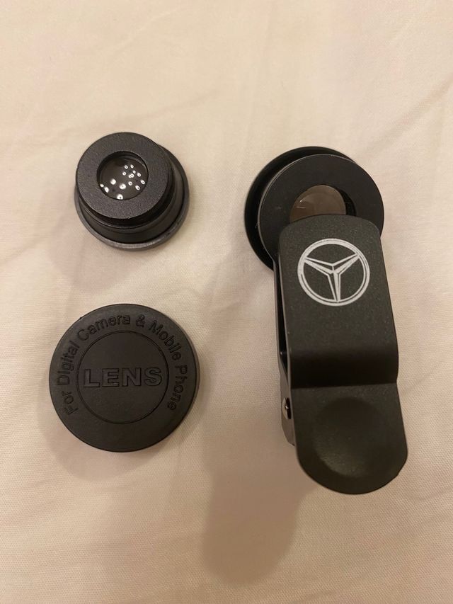 Lentes ojos de pez para móvil Mercedes Benz