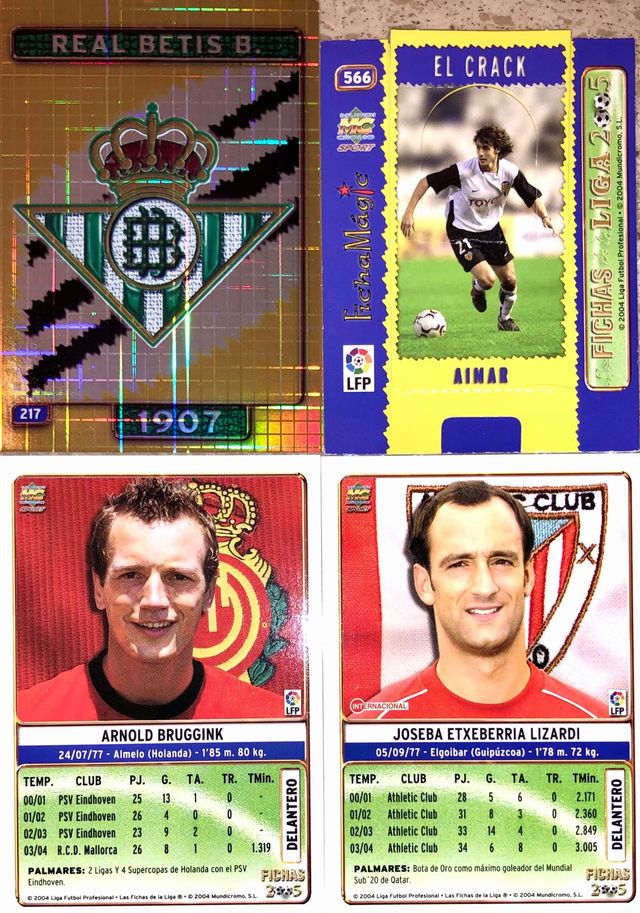 Fichas de la liga 2005 - 2004 Mundicromo