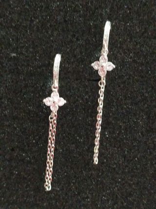 "Aros Flor de Circonitas"