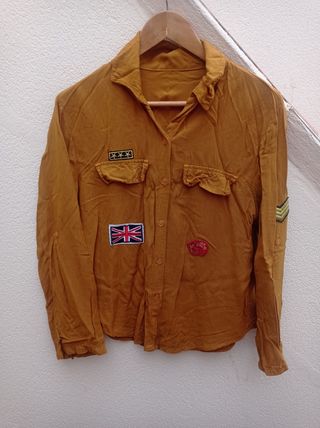 Camisa estilo mm militar