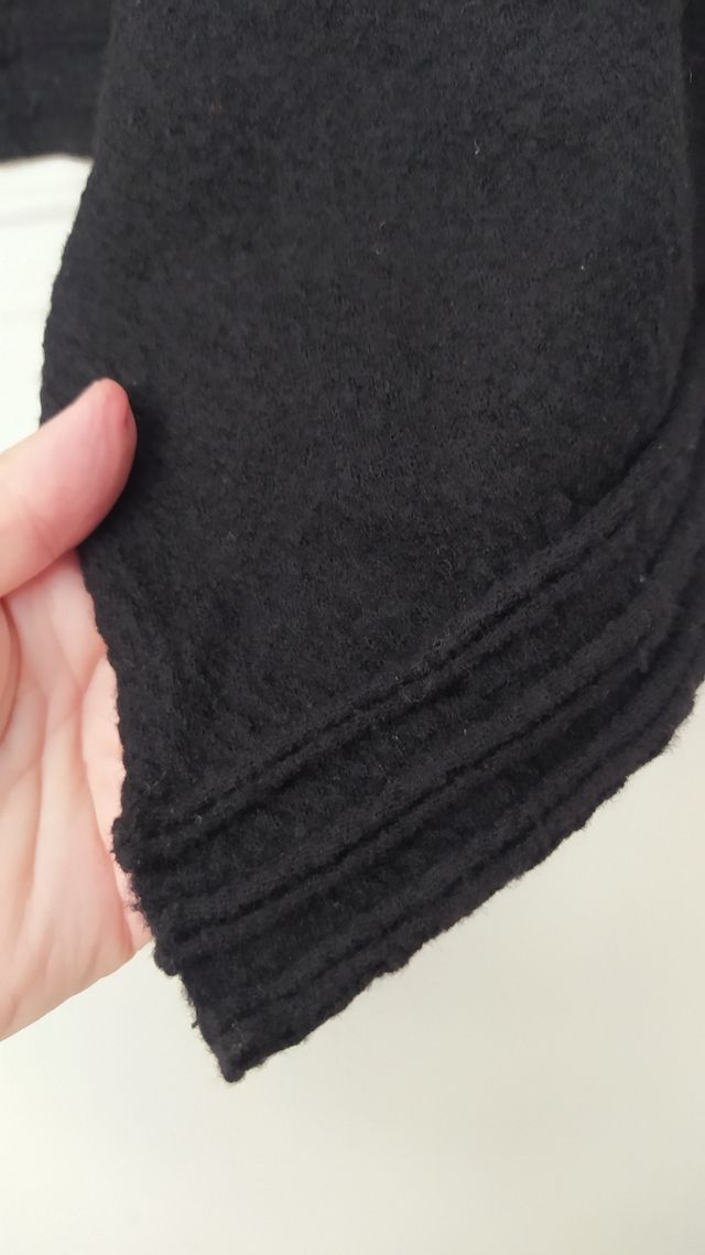 Chaqueta negra lana Cotelac