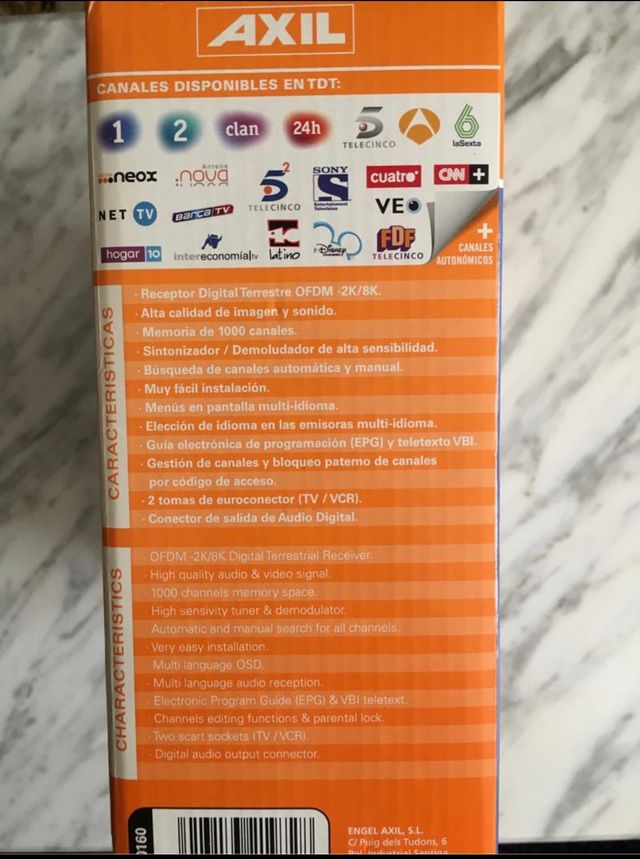 TDT Axil prácticamente nuevo