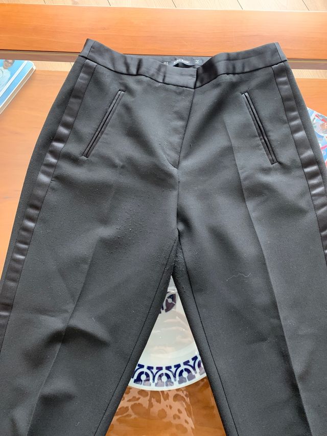 Pantalón negro vestir zara chica