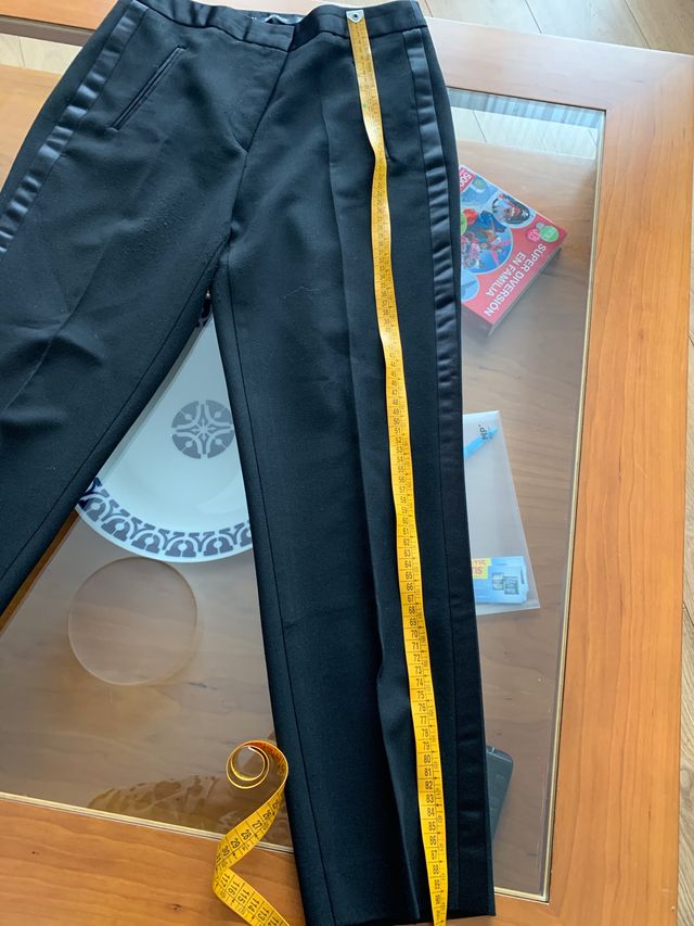 Pantalón negro vestir zara chica