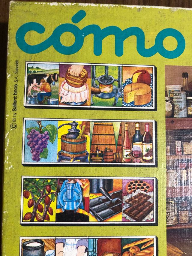 Juego puzzle como se hace? Educa años 90