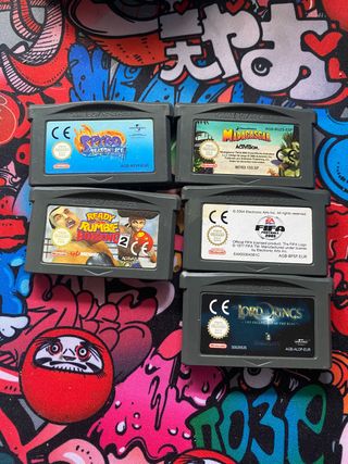 Juegos nintendo game boy advance sp