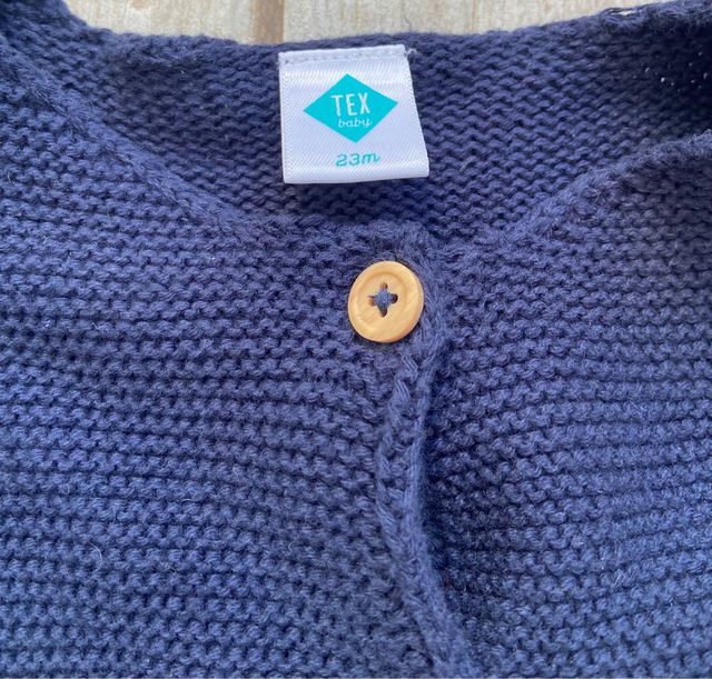 Chaqueta punto bebe talla 24 meses