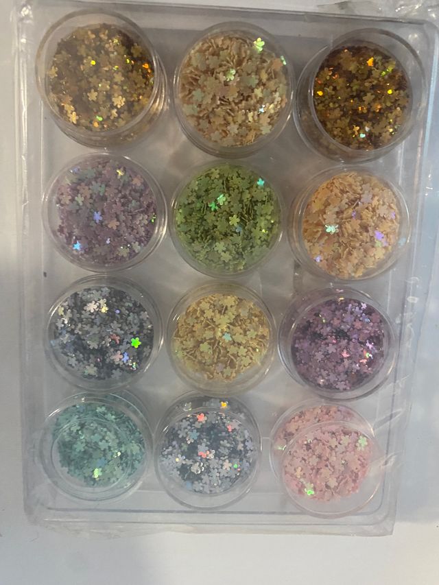 Flores de celofán para decorar uñas manualidades