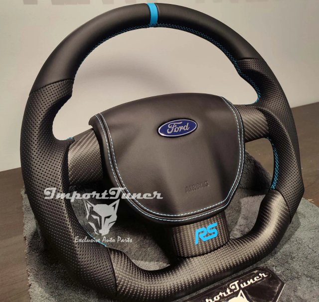 Volante Ford Focus RS mk2 fibra de carbono