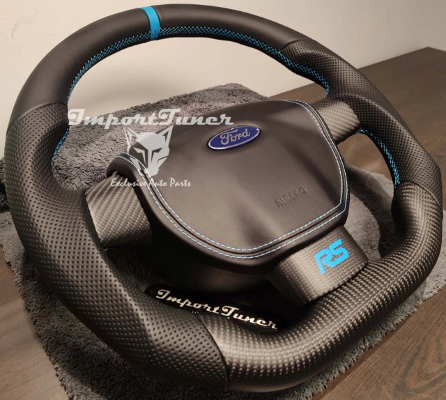 Volante Ford Focus RS mk2 fibra de carbono