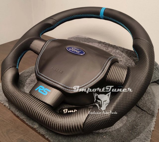Volante Ford Focus RS mk2 fibra de carbono
