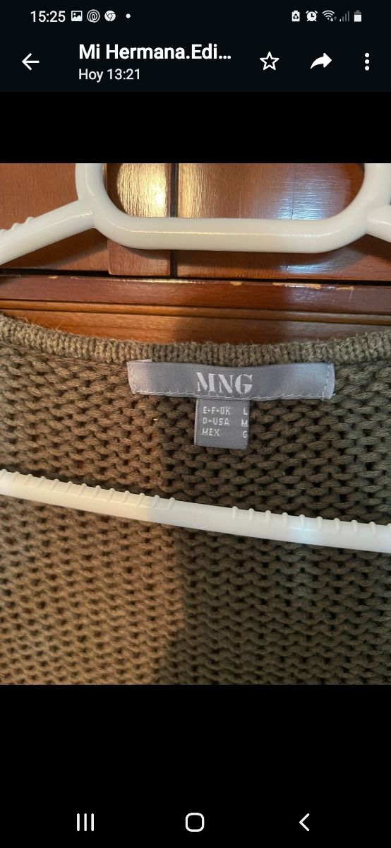 chaqueta larga Mango