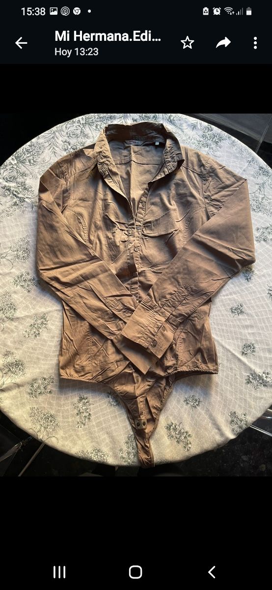 camisa body.De salsa el corte inglés