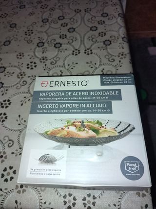 vaporera de acero inoxidable 