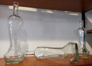 Botellas decorativas, años 40'