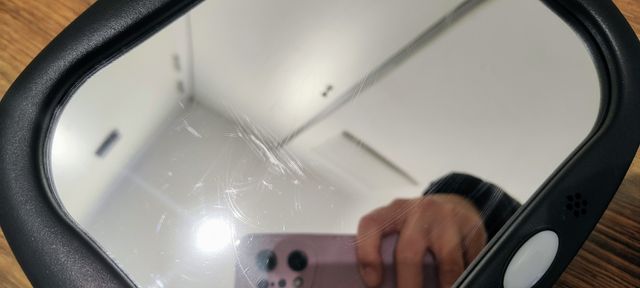 Espejo retrovisor con luz