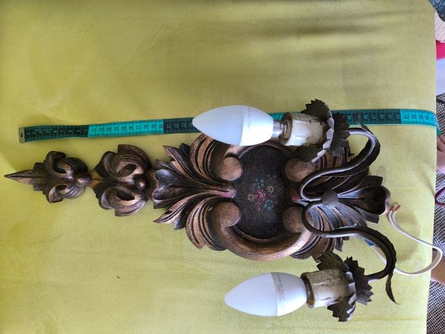 par de candeeiros de parede antigoss