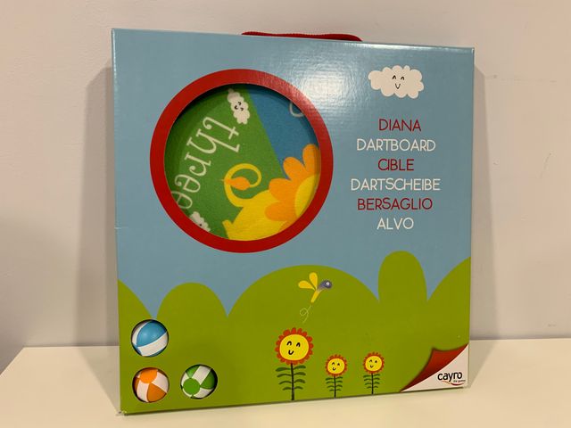 Diana infantil de velcro