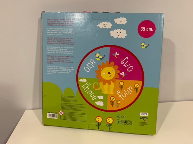 Diana infantil de velcro