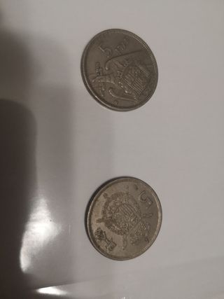 Monedas 5 pesetas 