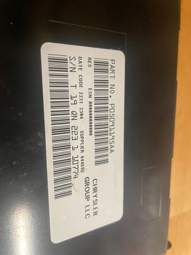 Autoradio CD Chrysler-Jeep-Dodge