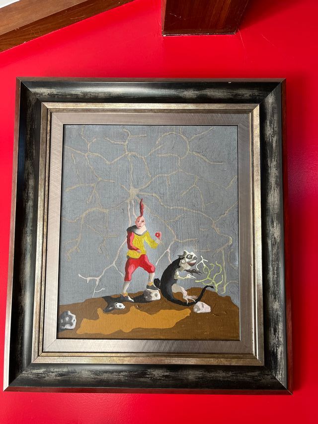 Oleo técnica mixta Jorge Castillo