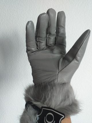 Guantes de piel Mujer talla M. A estrenar