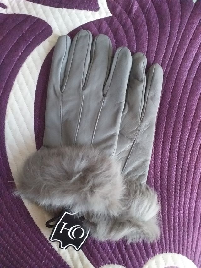 Guantes de piel Mujer talla M. A estrenar