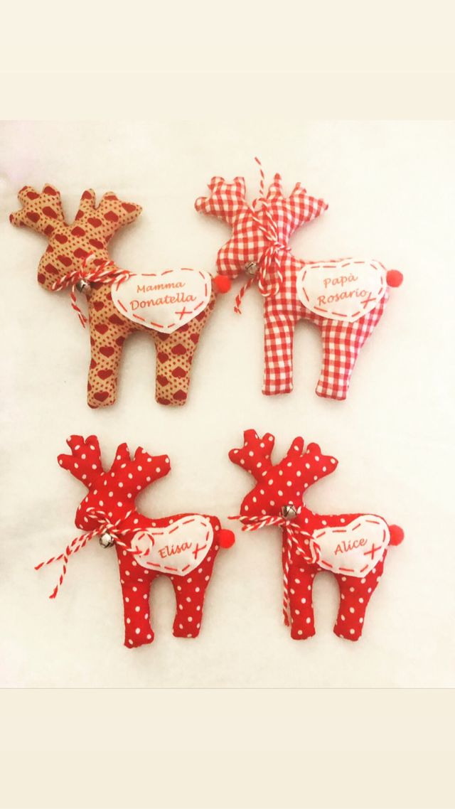 Addobbi natalizi personalizzati con i vostri nomi 