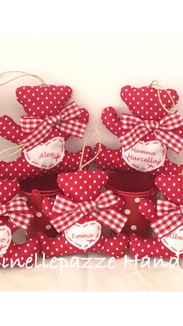 Addobbi natalizi personalizzati con i vostri nomi 