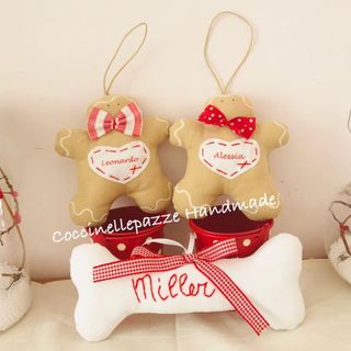Addobbi natalizi personalizzati con i vostri nomi 