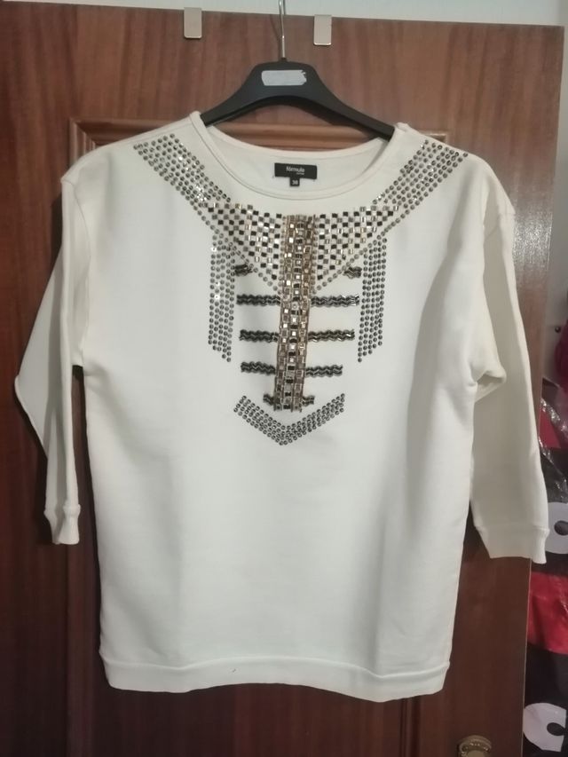 Sudadera fina manga francesa