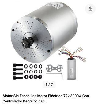 Motor Sin Escobillas y centralita 3000w