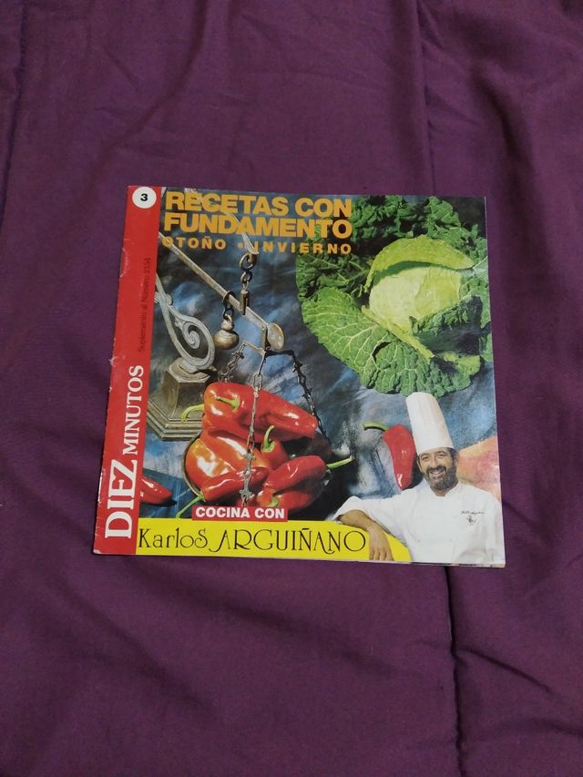 Lote de recetarios de Karlos Arguiñano. 