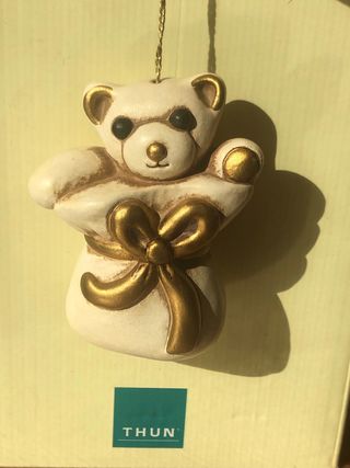 Addobbo per albero Natale thun orso nel pacchetto