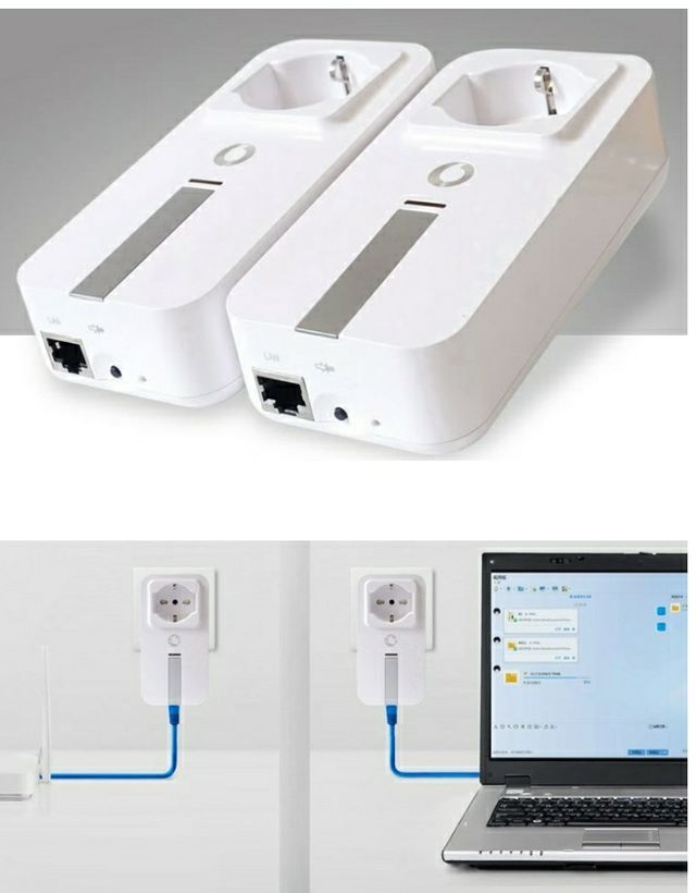 TRANSMISOR DE WIFI vía red eléctrica 