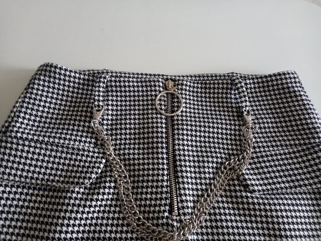 falda#moda pata de gallo