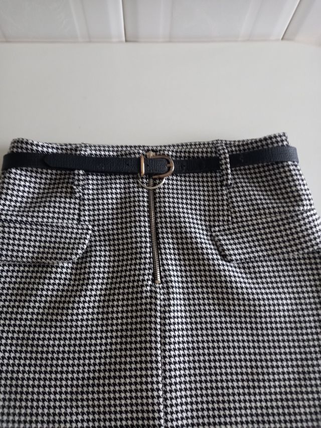 falda#moda pata de gallo