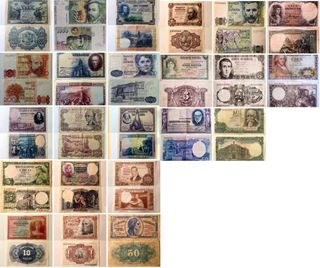 Colección Billetes del Mundo y España 