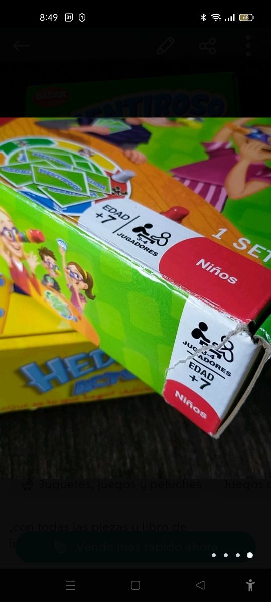 juega de mesa el mentiroso