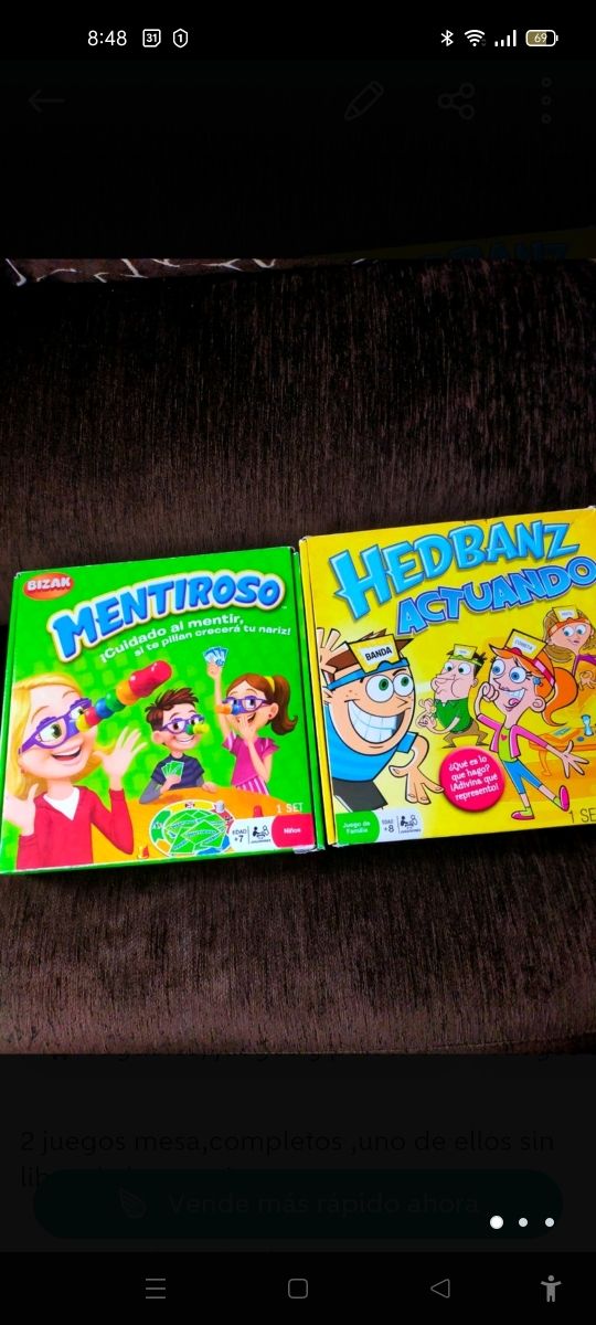 juega de mesa el mentiroso