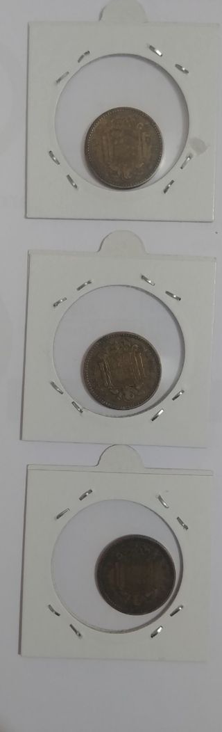 Monedas de 1 peseta de 1953
