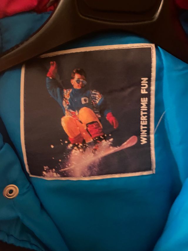 Mono esquí vintage snow bird