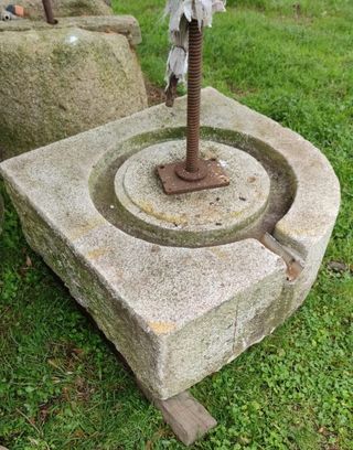 Piedra de lagar ideal para fuente